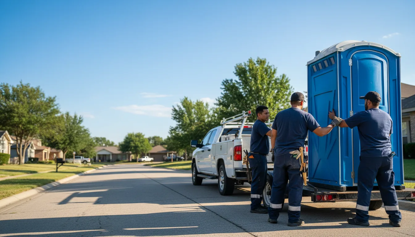 Portable Toilet Rental in Sweeny, TX near me